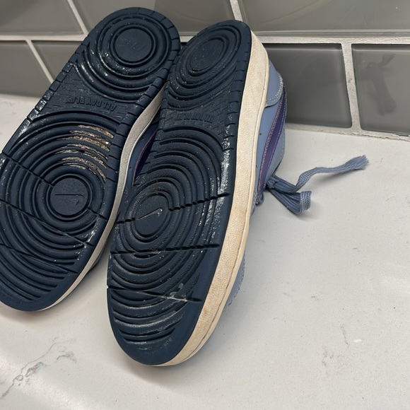 Nike Court Borough Low 2 Youth Sneakers 4 Ashen Slate Athletic Shoe BQ5448-402 - Picture 6 of 9